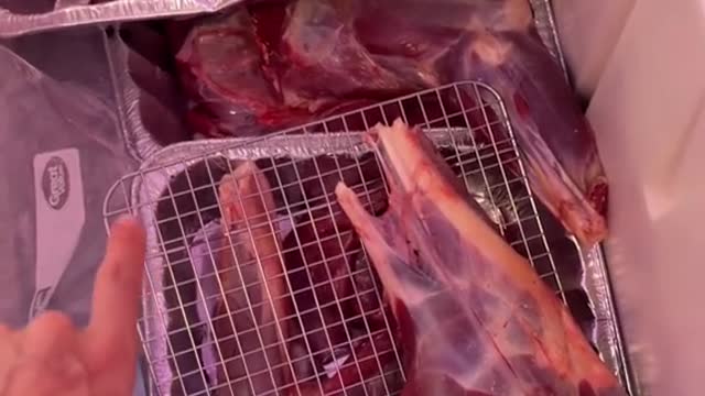Airflow, avoiding contact with water, and cool temps! #venison #wildgame