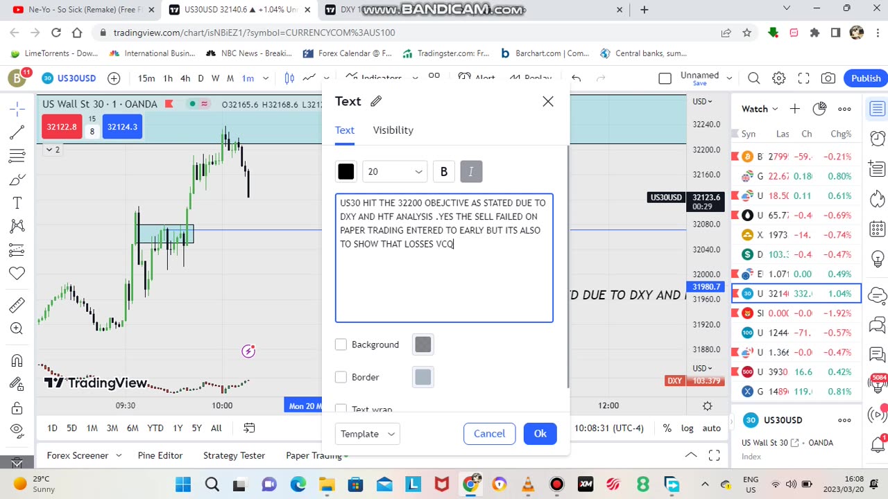 TRADING #us30 Part 3