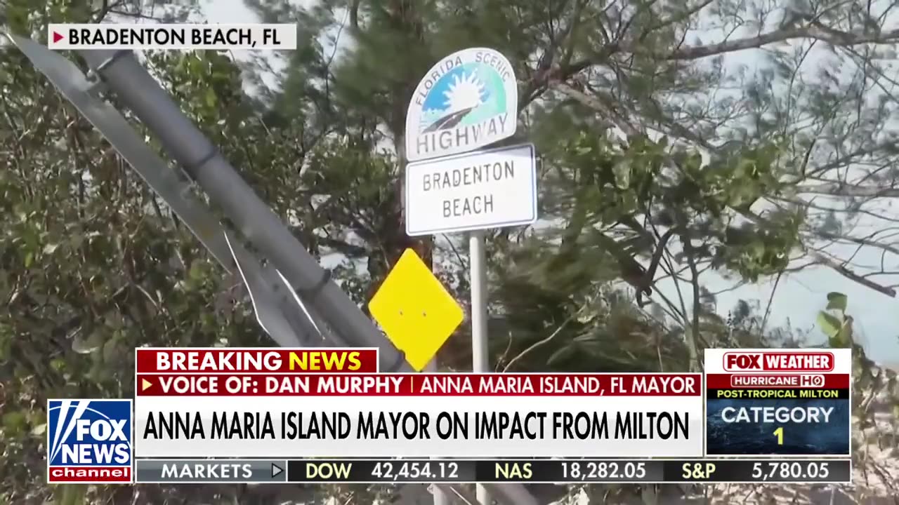 Anna Maria Island mayor says island is 'very dangerous' after Milton