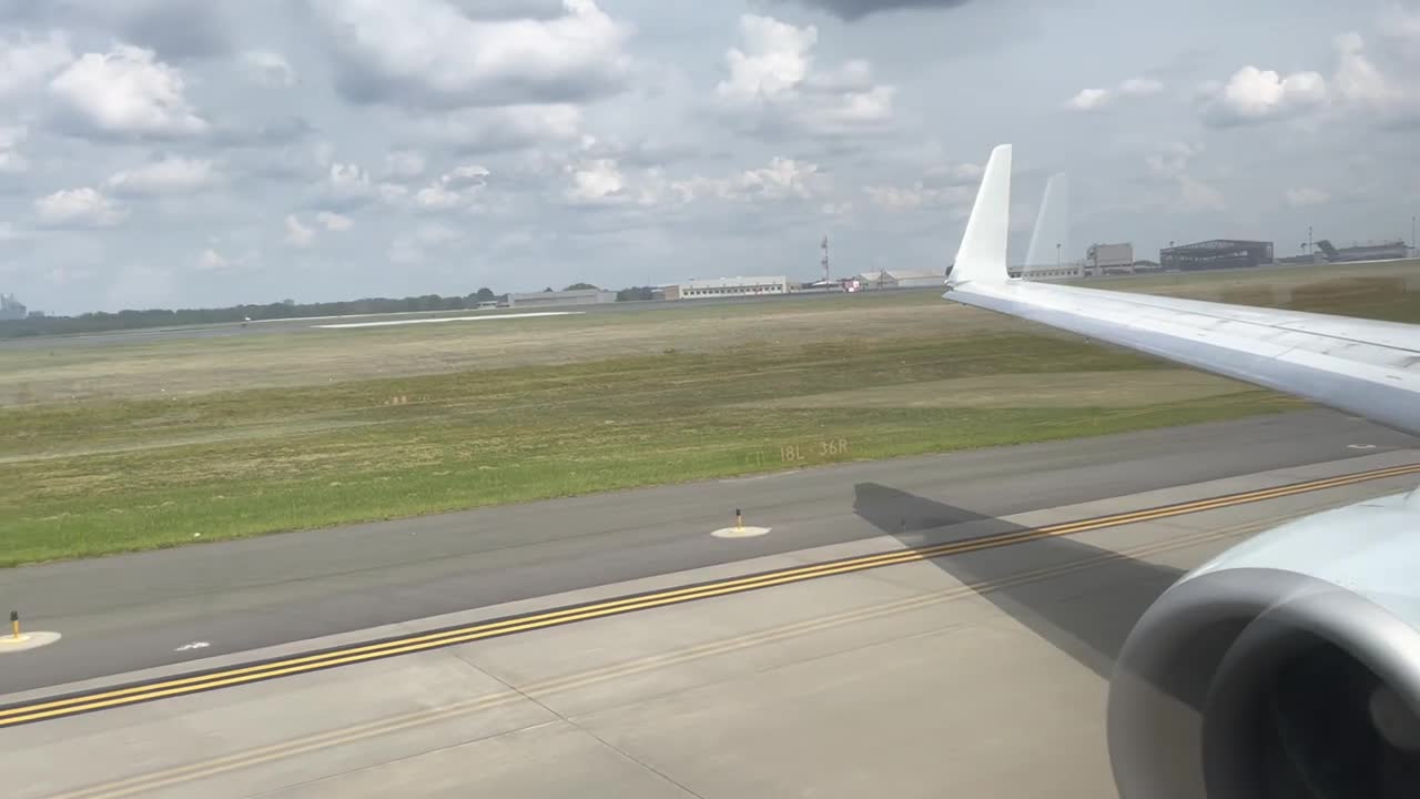 American 737-800 Takeoff out of Charlotte, Inflight, Firm Landing at New York JFK