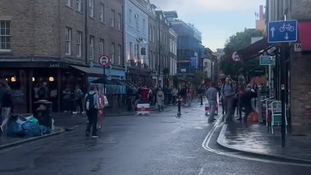 London, Minutes After the Queens Passing