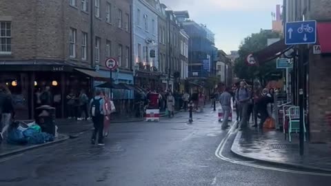 London, Minutes After the Queens Passing