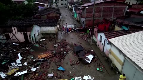 Brazilian woman tells of devastation left by floods