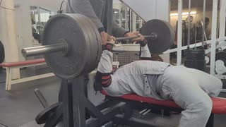 180kg Bench press PR