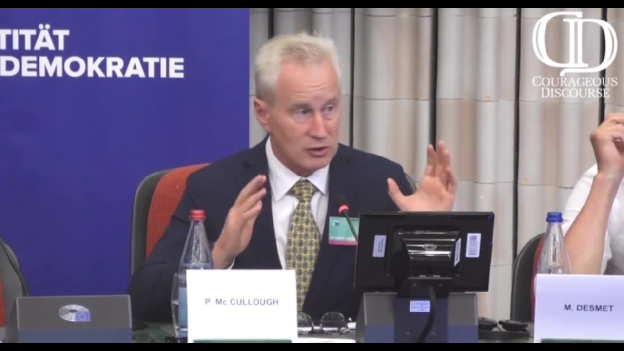 Dr. Peter McCullough at EU Parliament, 9.13.23 covid vaccine dangers