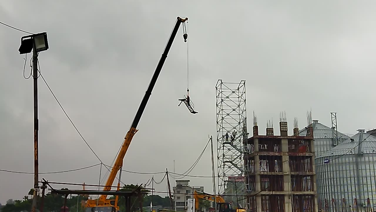 Crane Working Crazy