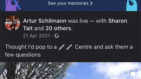 Artur Schilmann :video removed by google/ youtube: Visit to Vaccine Centre2021
