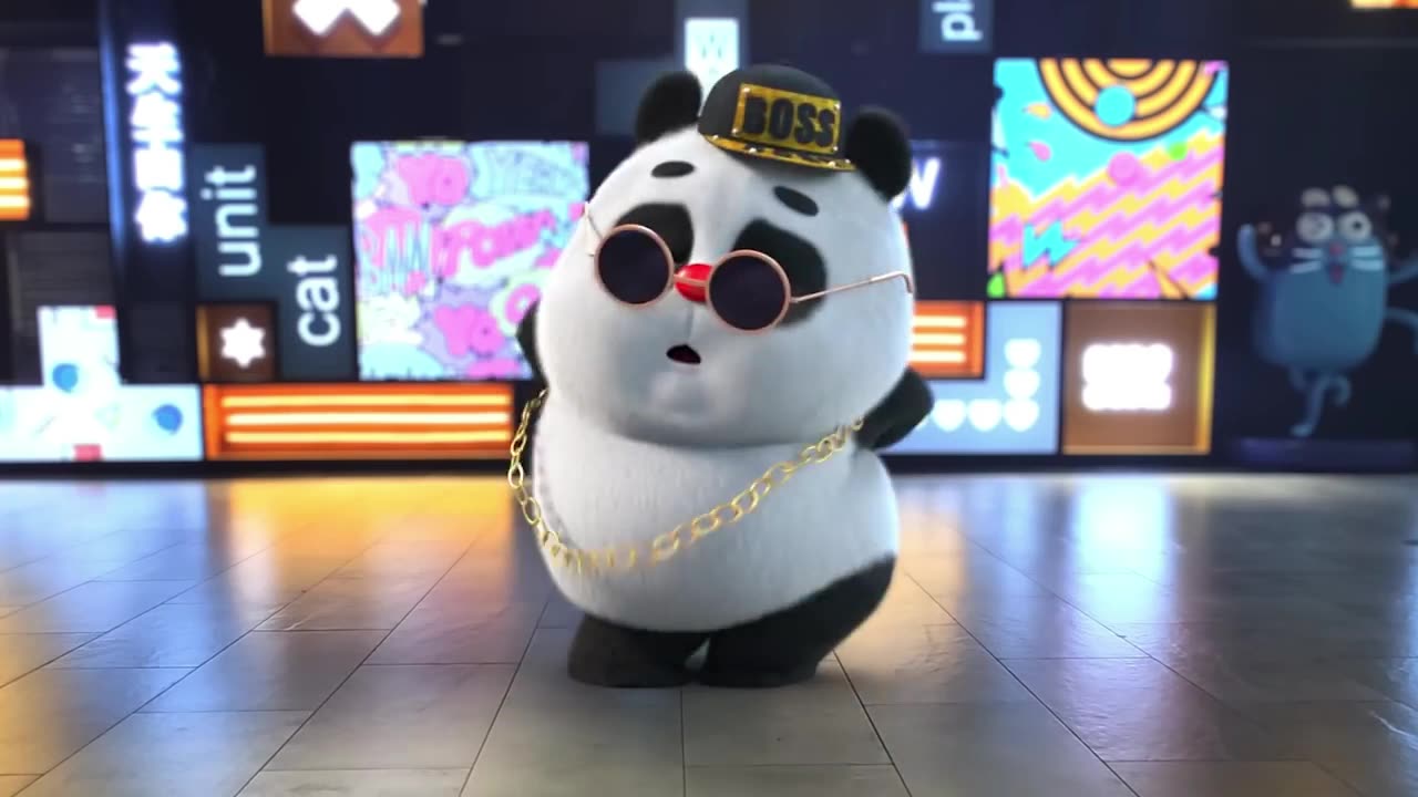 Panda Dancing Animated Video