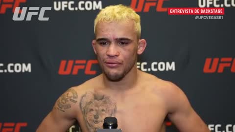 Daniel "Willycat": "Sabia que quando a mão pegasse, ele ia sentir" | UFC Vegas 61