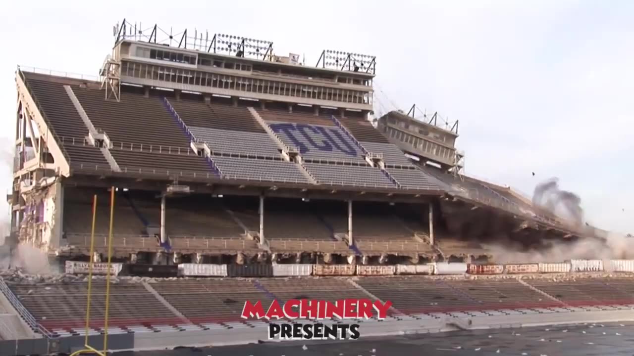 Amazing Construction Demolitions With Industrial Explosives.