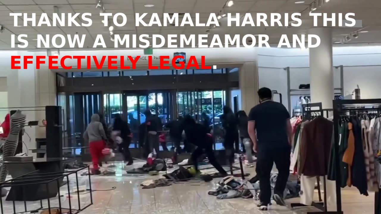 Kamala effectively legalized looting in California