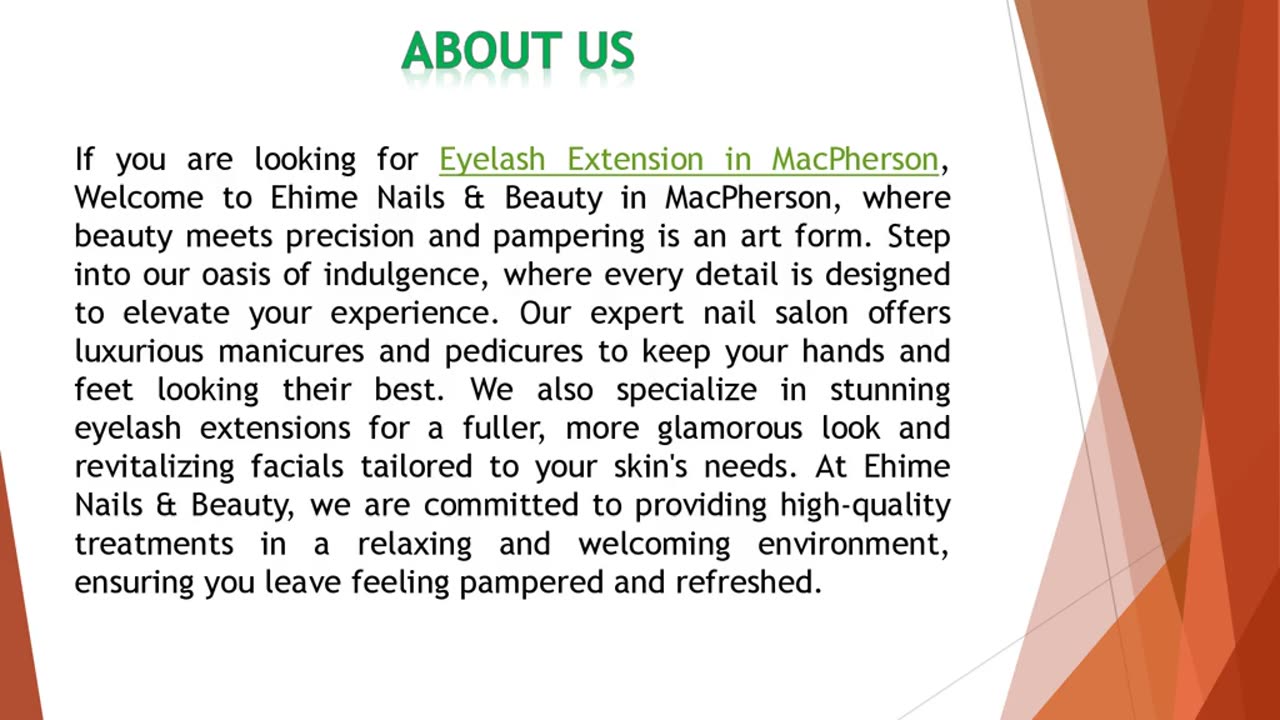 If you are looking for Eyelash Extension in MacPherson