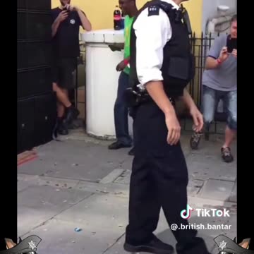 uk police officer got some moves!! #shorts