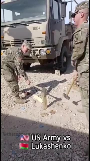 US Army versus Lukašenko