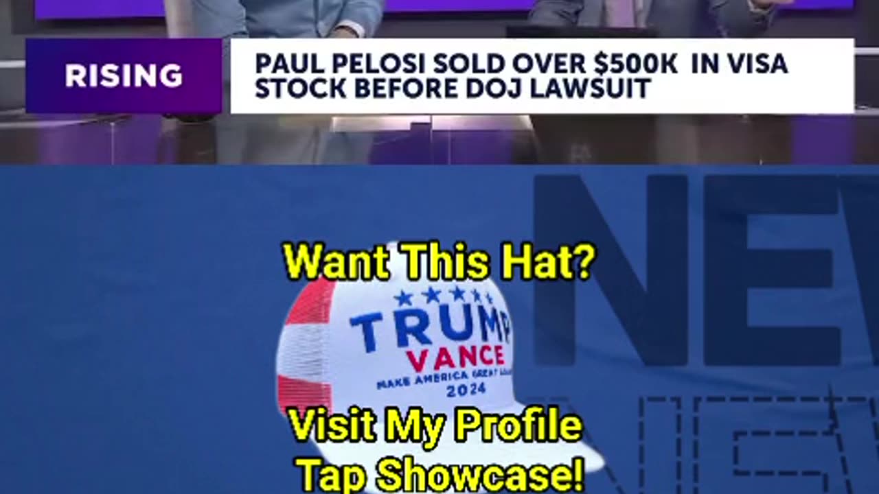 REPORT ~Paul Pelosi sold $500,000 worth of Visa stock just before the DOJ filed antitrust charges against company