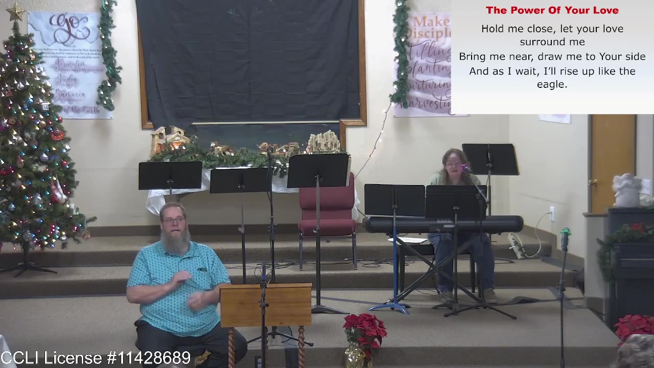 15 Minute seminar on "Worship" by Pastor John and Cindy at Moose Creek Baptist Church 12/8/2024