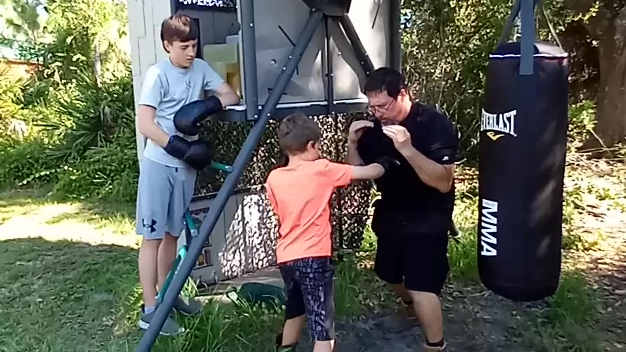 Elliot Alexander learning to box