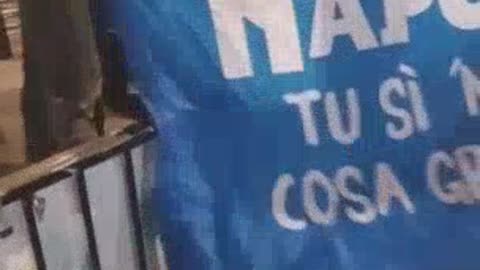 Napoli fans at London