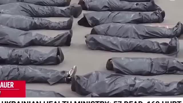 A clip about casualties in Russian War- a corpse forgot he was dead