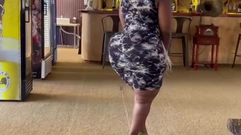 Thick ass walking around.