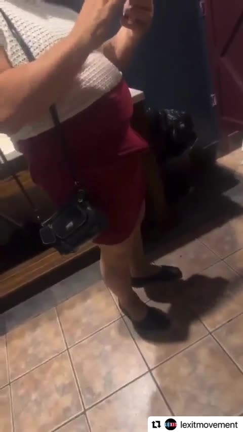 GROWN BIOLOGICAL MALE in Woman’s Restroom with a ERECTED PENIS