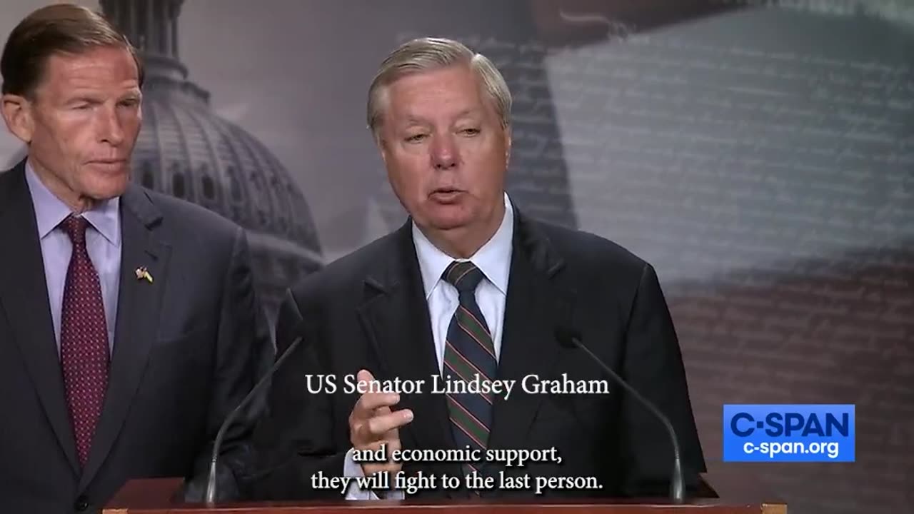 Lindsey Graham: "As long as we help Ukraine, they will fight to the last person"