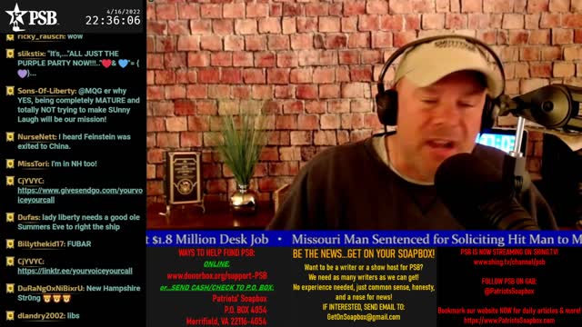2022-04-16 22:00 EDT - Your Voice, Your Call: with Chris Moore