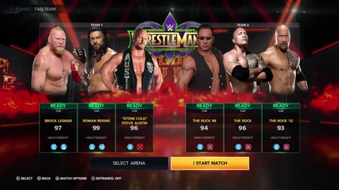 The People's Champ Rock ULTIMATE Power Test In WWE 2K23