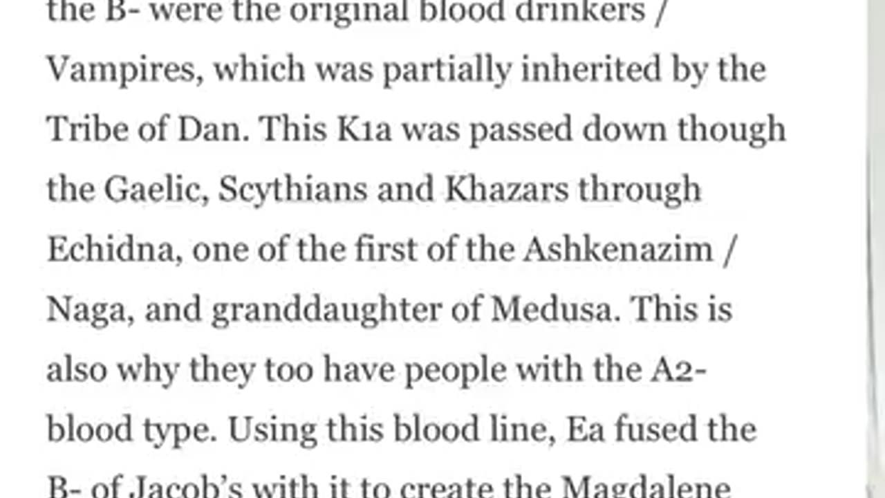 BLOOD TYPE ORIGINS