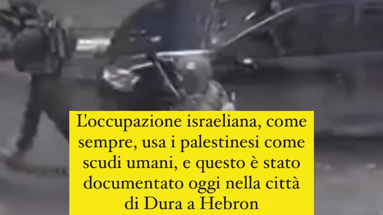 2024-01-15 Hebron - come gli israeliani usano la gente come scudi umani