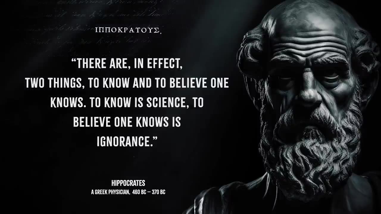 Hippocrates' Life Lessons you should know Before you Get Old