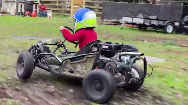 Supercharged Kids' Go Kart