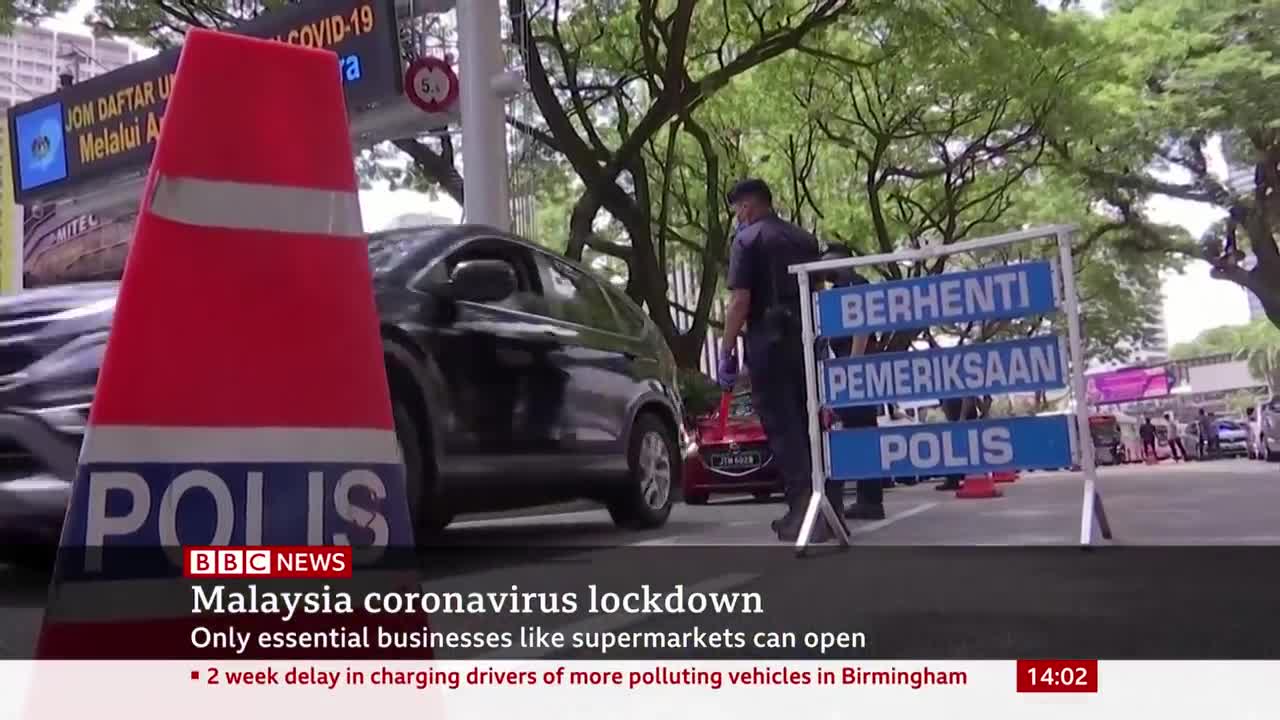 Malaysia enters strict nationwide lockdown as Covid cases rise - BBC News