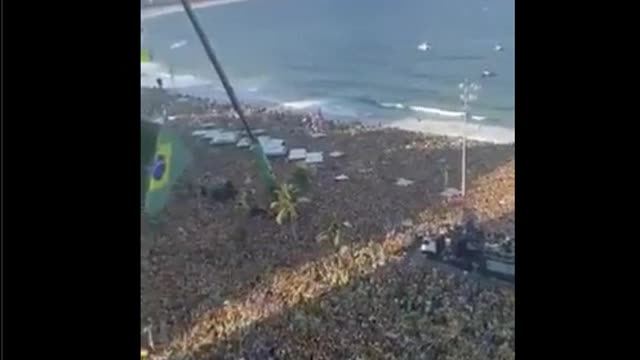 Brazil protesting the rigged election.