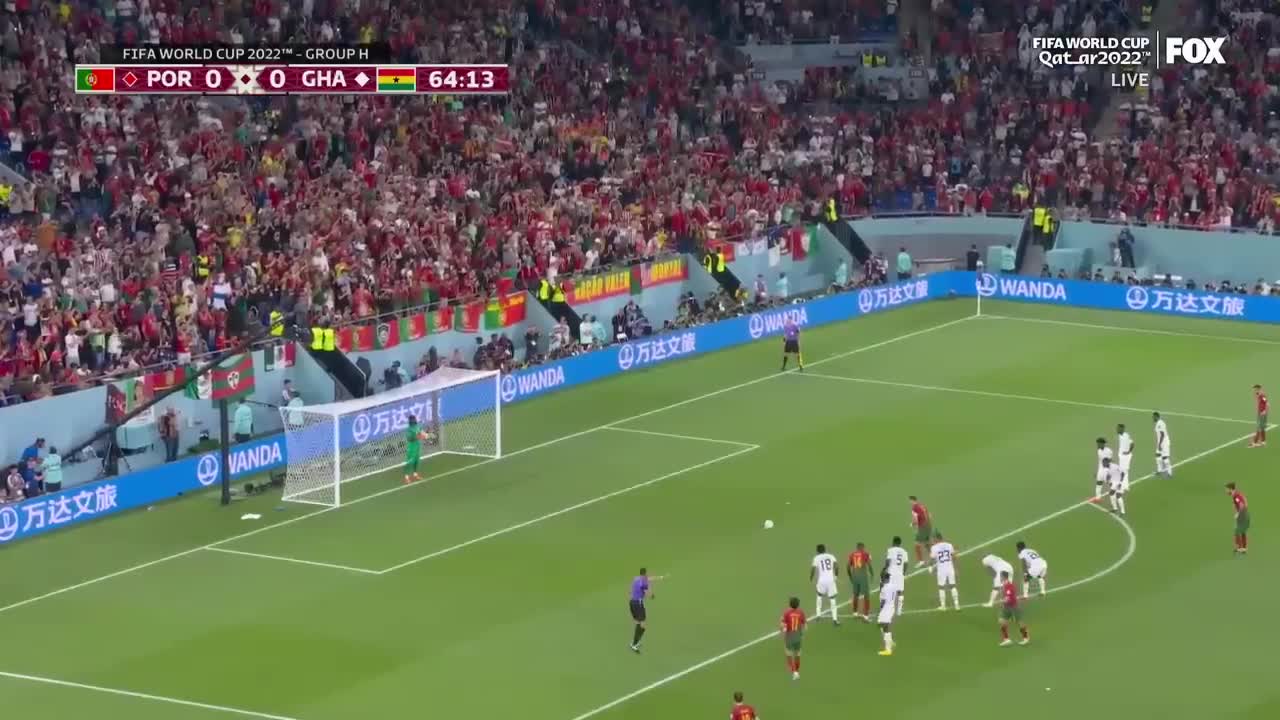 Cristiano Ronaldo becomes the first man to score a goal in FIVE different World Cups