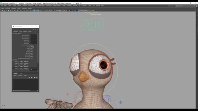 This is how a little bird from Tetsuby was made. Modeling the first part.