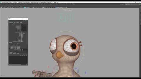 This is how a little bird from Tetsuby was made. Modeling the first part.