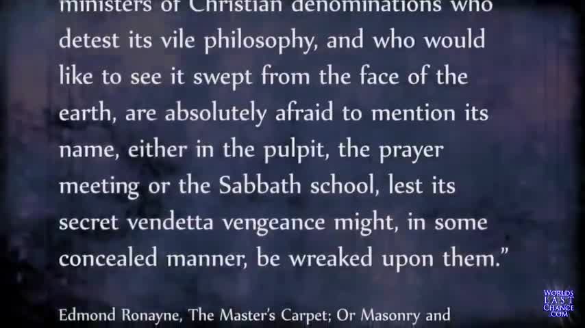 WORLD'S LAST CHANCE - DEPLORABLE JESUIT SECRETS