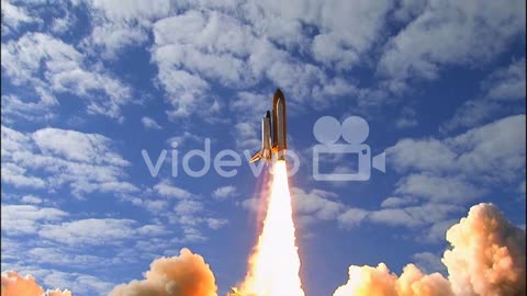 The Space Shuttle Lifts Off From Its Launchpad 9