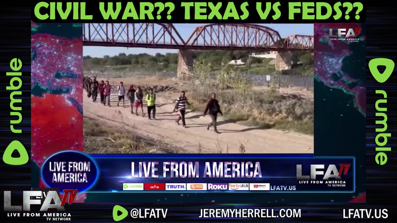 CIVIL WAR?? TEXAS VS FEDS??