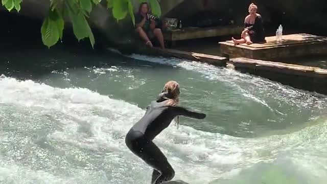 Surf English Park in Munich