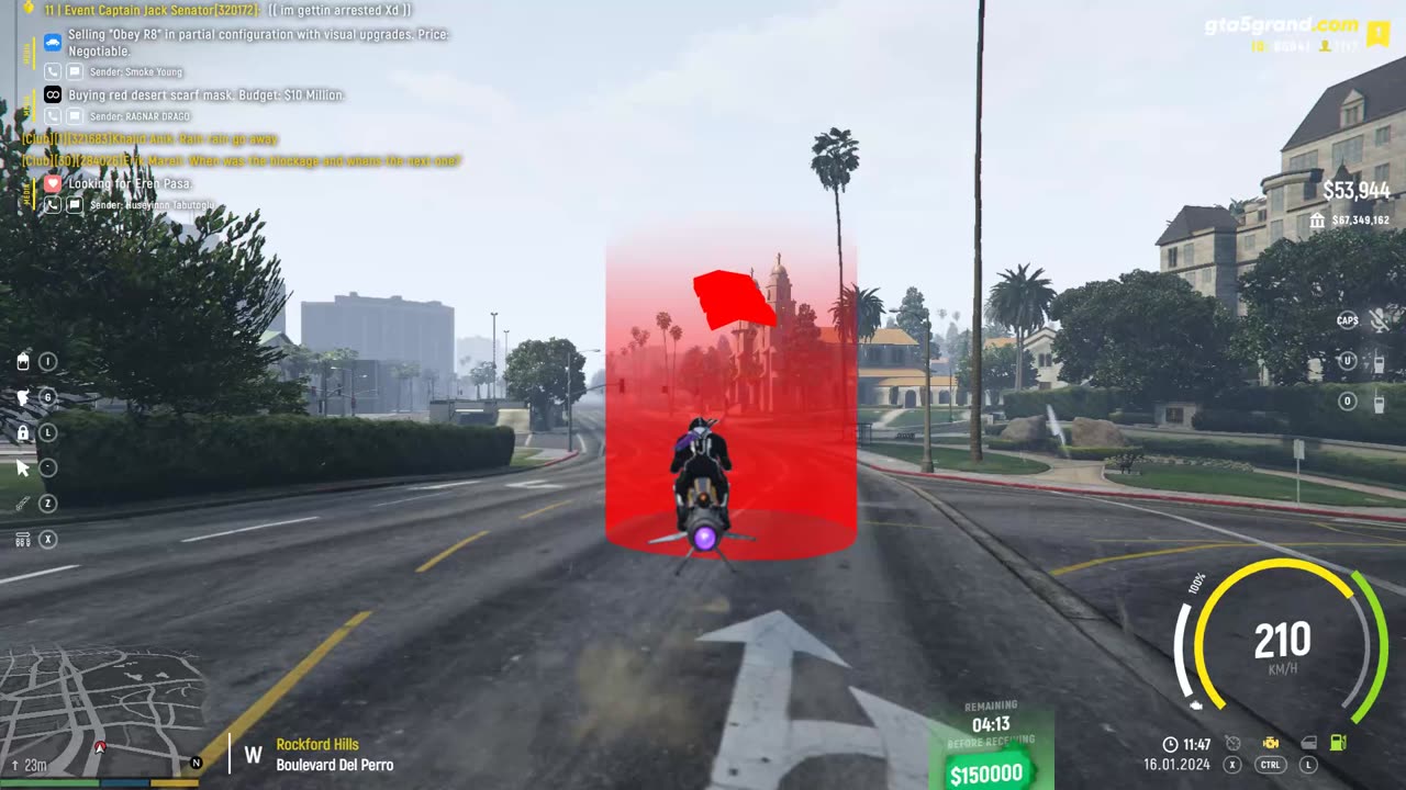 GTA V - Grand RP EN1 - Corrida Futurista de 16/01/2024 - 11:47