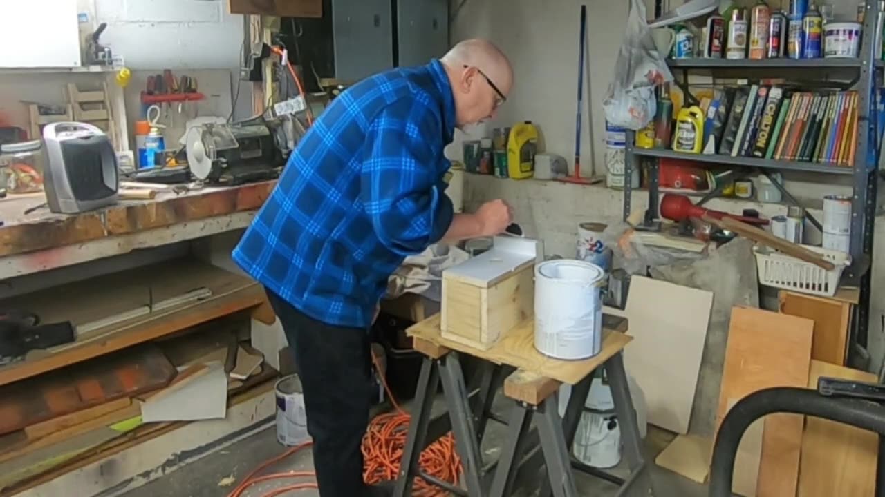 Building a bluebird house