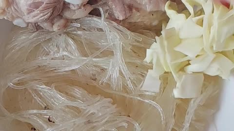 Asian Noodle with Pork and egg recipe. Sotanghon recipe. #soup #asianrecipe #homemade #cooking #food