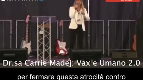 Drssa Carrie Madej: Vax. transumanesimo, e Umano 2.0.