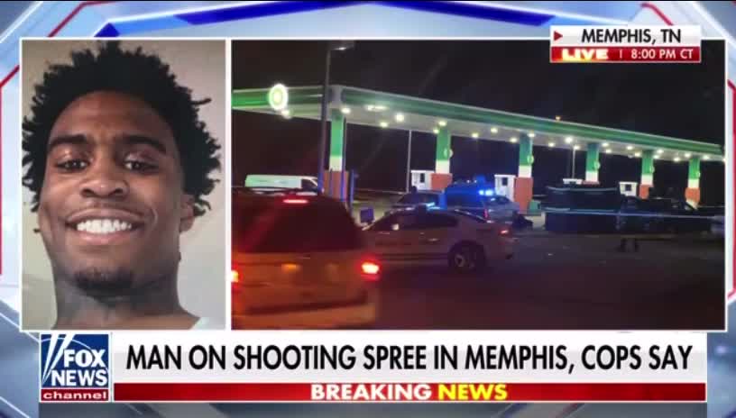 Suspect has been on a shooting rampage in Memphis. The suspect is still at large and police are urging residents to stay indoors.