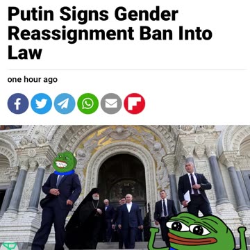 NewsFlash: Vladimir Putin Signs Gender Reassignment Ban into Law