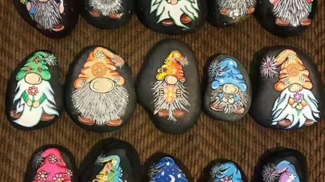 outstanding new artistic stone Pebble carft and painting ideas