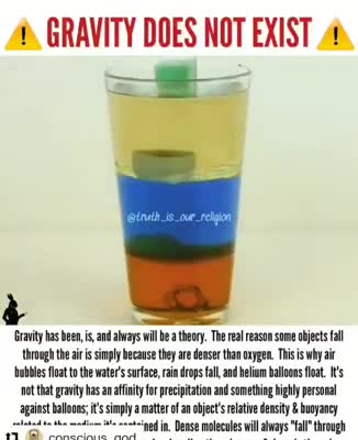 Gravity does not EXIST