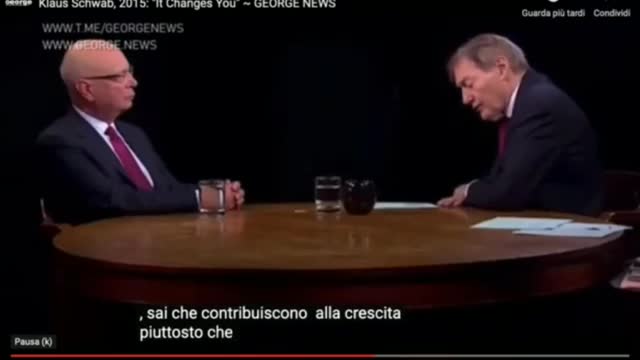 Chi è il complottista? Chi? Svegliatevi perbenisti ed ingenui - Il maledetto Klaus Shawab